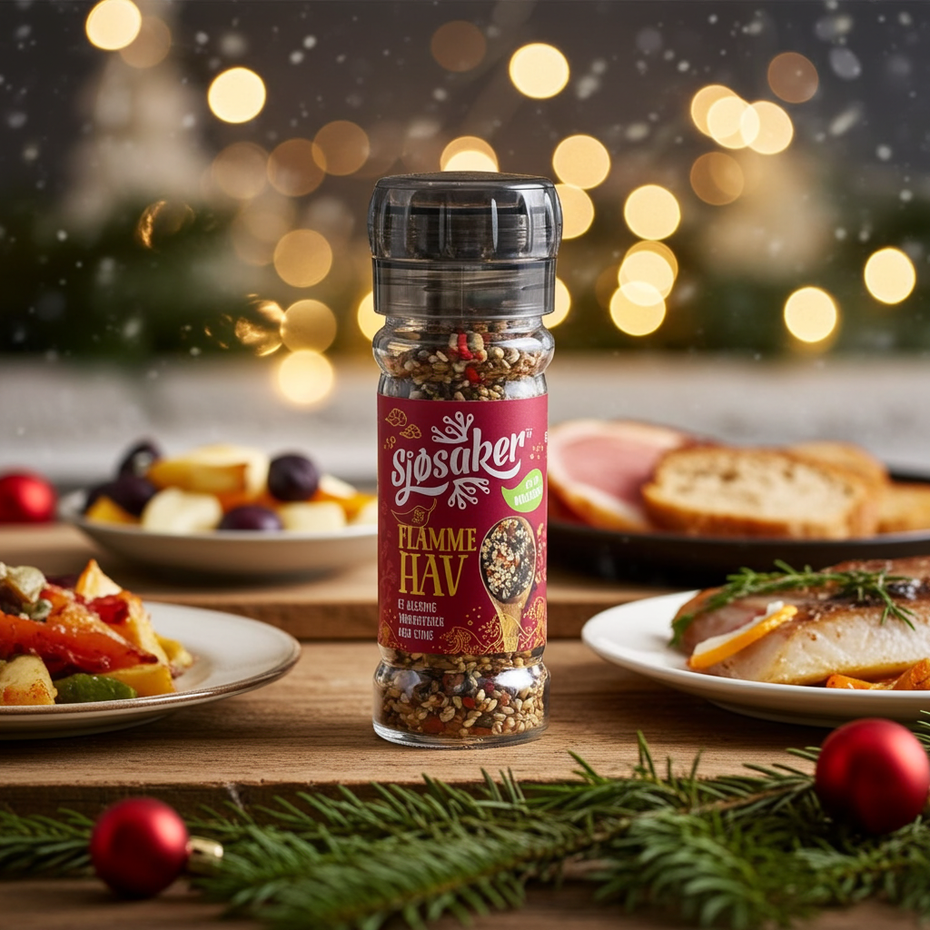 Flammehav – Furikake med Chili, Tang og Norsk Havsalt