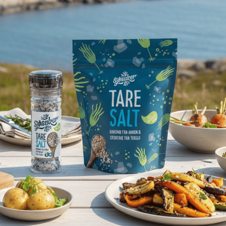 Taresalt med Kvern og Refill – Flaksalt med Stortare fra Norskekysten